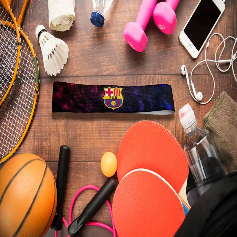 هدبند ورزشی آی تمر مدل بارسلونا کد 9