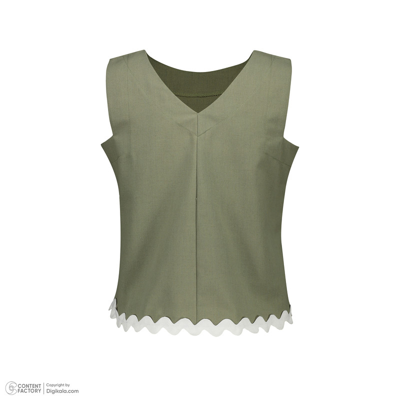 ست تاپ و شلوارک زنانه مدل ساده نوار بافت کد 6790