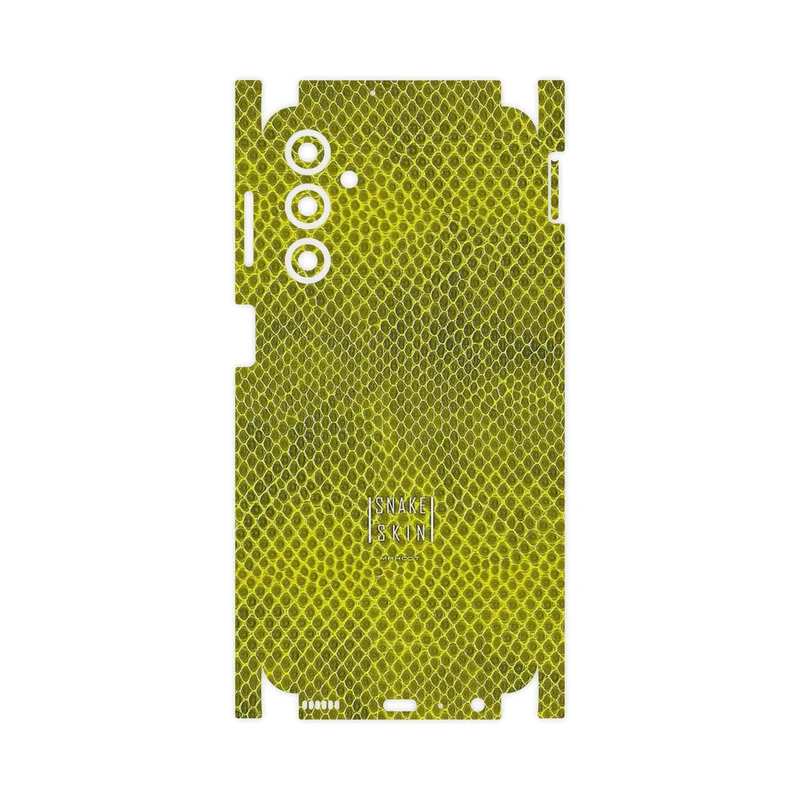 برچسب پوششی ماهوت مدل Yellow Snake Skin-FullSkin مناسب برای گوشی موبایل سامسونگ Galaxy M34 5G