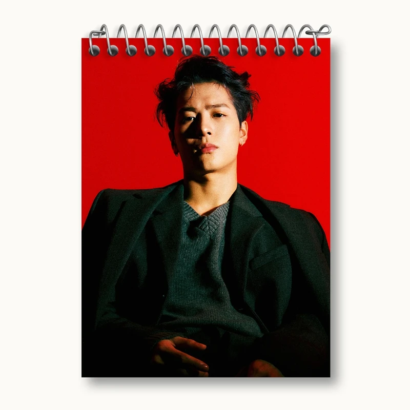 دفتر یادداشت 50 برگ خندالو مدل جکسون گروه گات سون GOT7 کد 20968