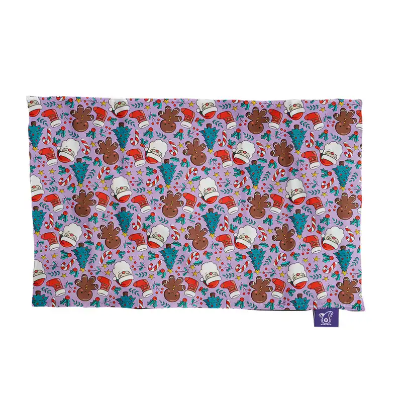 کاغذ کادو ترمه طراحان ایده مدل santa & cooki کد cfp1808