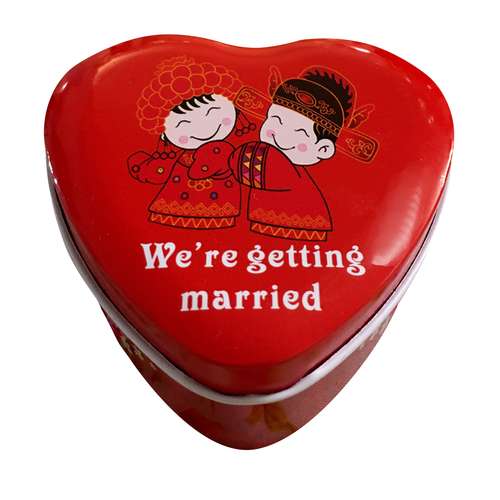 جعبه هدیه طرح عروس داماد کد 0108