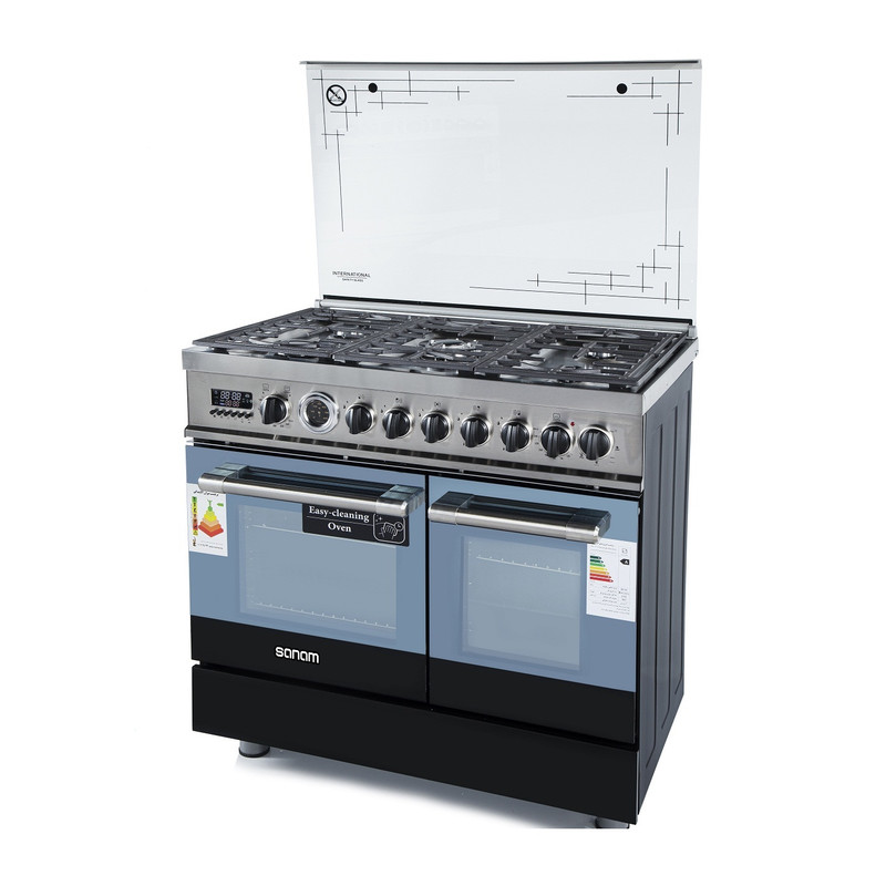 اجاق گاز دو فر 5 شعله صنام مدل SG-52T1