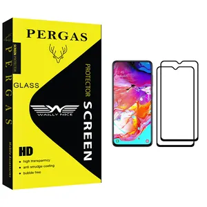 Waily Nice Pergas Glass Screen Protector For Samsung Galaxy A70 Pack Of 2