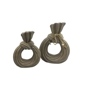 گلدان مدل گره ای بسته 2 عددی