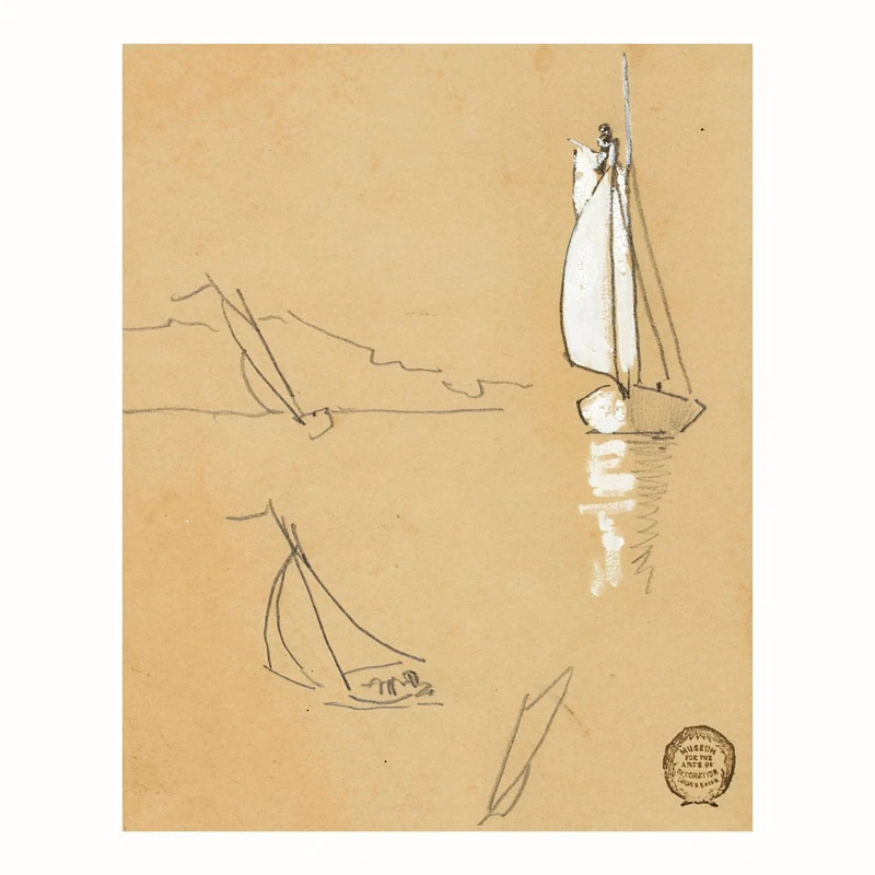 پوستر مدل نقاشی کشتی‌های بادبانی