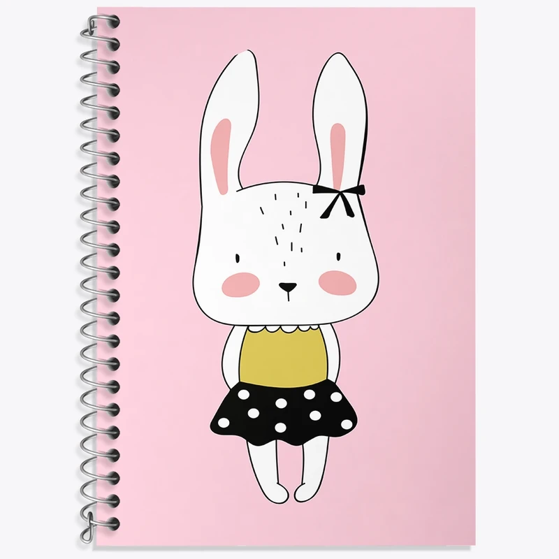 دفتر لغت 50 برگ خندالو طرح خرگوش کد N1018