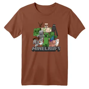 تی شرت آستین کوتاه بچگانه مدل ماینکرفت کد 004