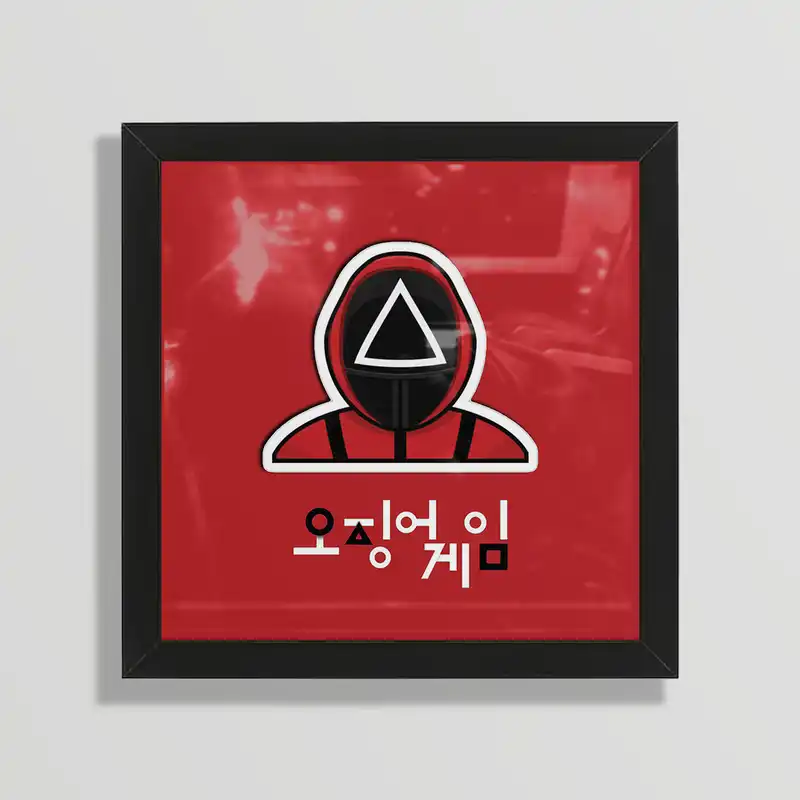 تابلو طرح اسکویید گیم مدل Jm08