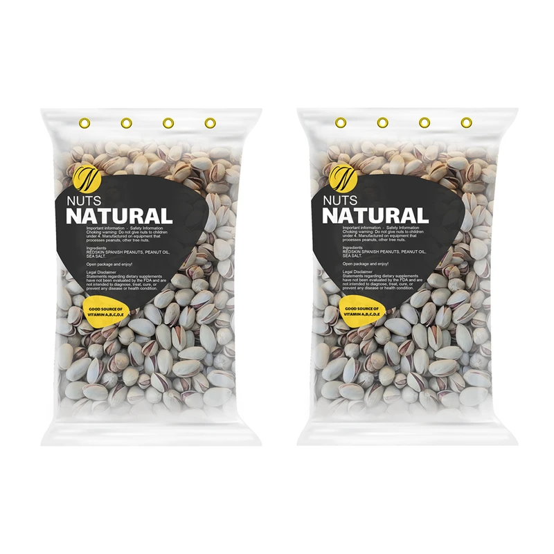 پسته خام احمد آقایی نچرال - 1 کیلوگرم بسته 2 عددی 