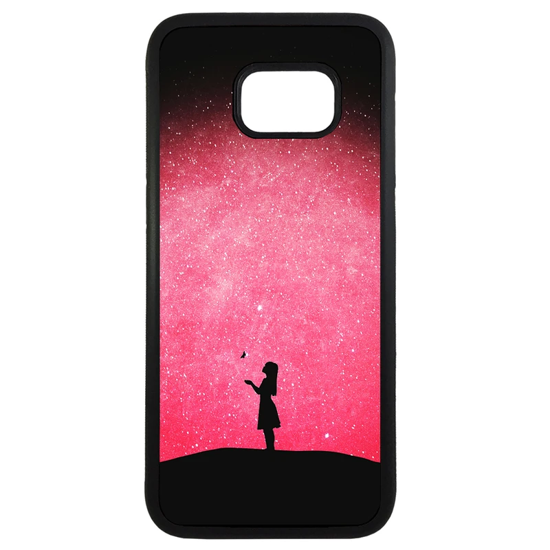 کاور طرح دختر کد 1146 مناسب برای گوشی موبایل سامسونگ galaxy s7 edge