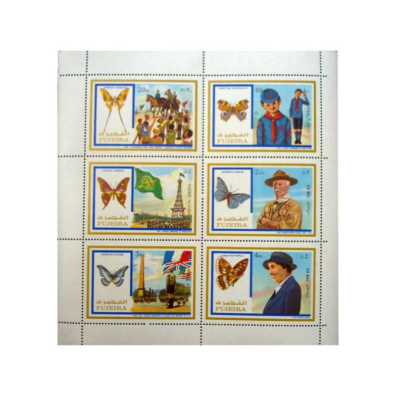 تمبر یادگاری مدل ملل کد bc-1165 مجموعه 6 عددی