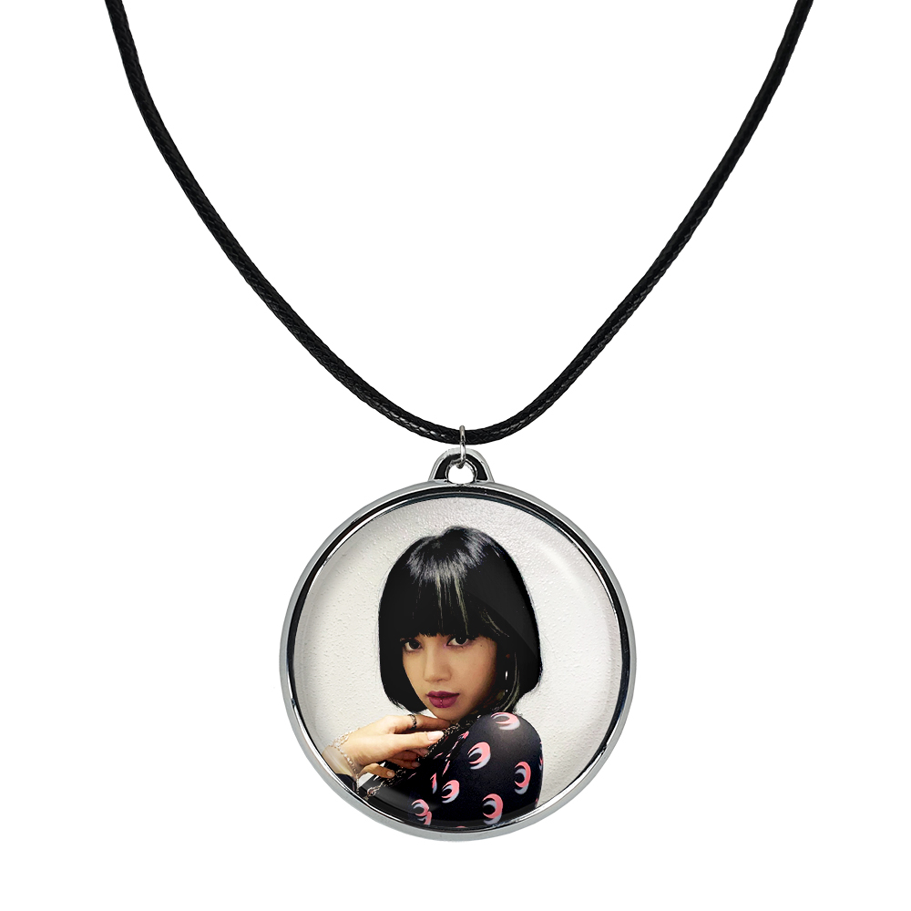 گردنبند خندالو مدل لیسا بلک پینک کد 1426714265