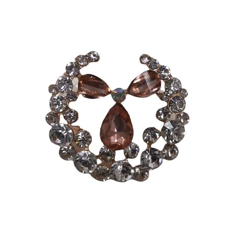 گل سینه زنانه مدل گل سه پر