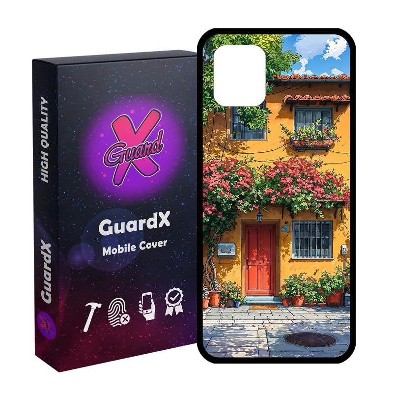 کاور گارد ایکس طرح ساختمان مدل Glass10747 مناسب برای گوشی موبایل سامسونگ Galaxy Note 10 Lite / A81