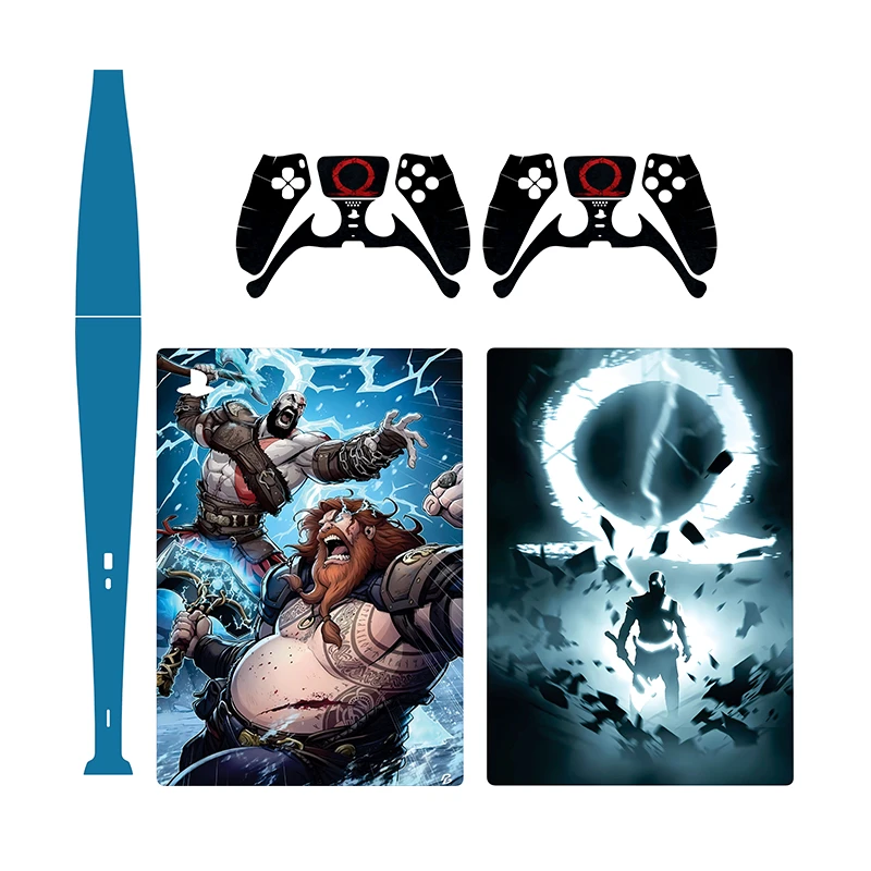  برچسب کنسول بازی پلی استیشن 5 دیجیتال توییجین وموییجین مدل god of war 18 مجموعه 6 عددی 