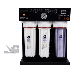 دستگاه تصفیه کننده آب آکوآ اسپرینگ مدل RO-S7-BZ 7001 به همراه کیت نشتی گیر