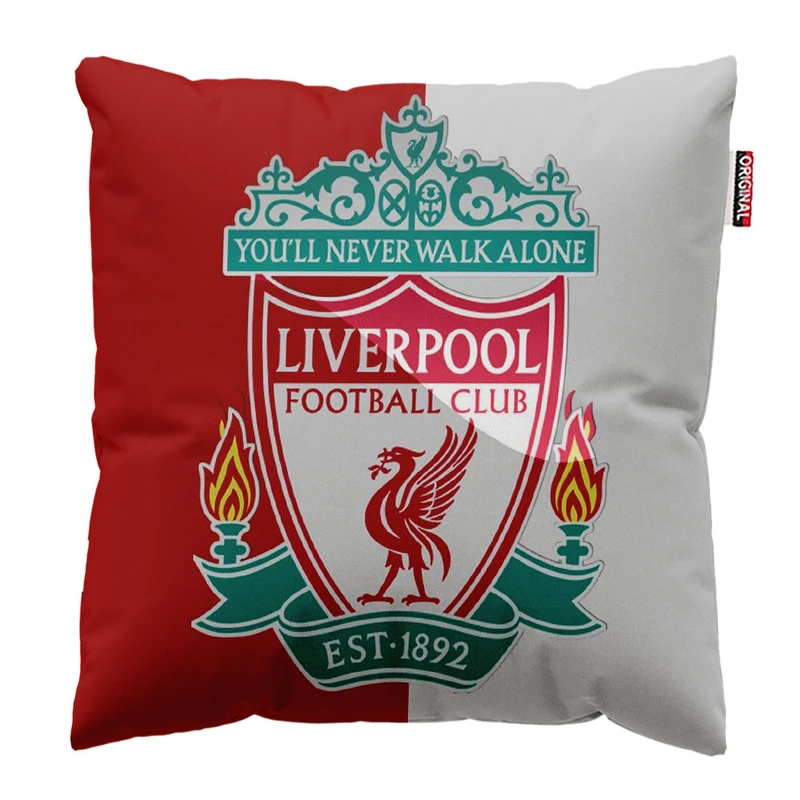 کوسن پاد آفرین طرح باشگاه لیورپول کد 2369 سایز 30*30 سانتی متر