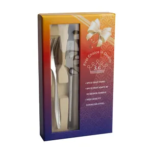 ست کارد و چنگال میوه خوری 12 پارچه اس جی کد 7