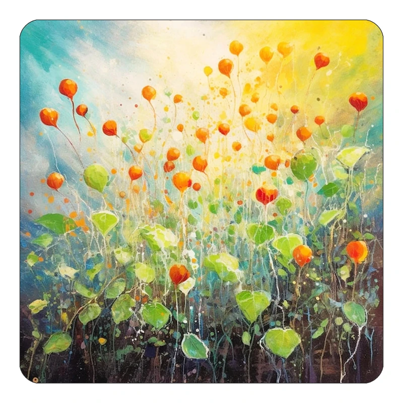 مگنت کاکتی طرح نقاشی رنگ روغن مدل mp71486