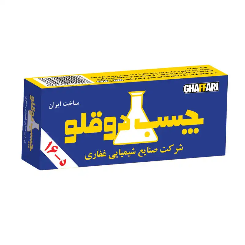 چسب دوقلو غفاری کد 21 وزن 40 گرم بسته دو عددی