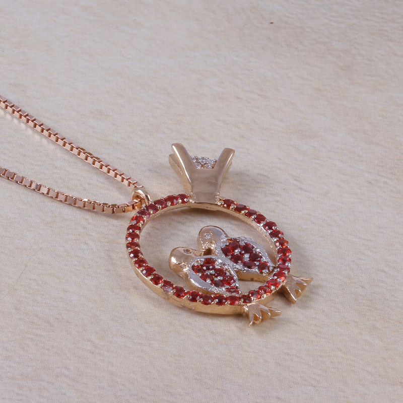 گردنبند طلا 18 عیار زنانه جواهری گاندی مدل 30447