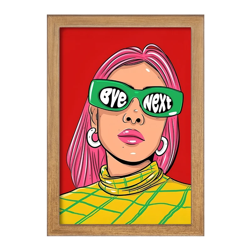 تابلو خندالو مدل Bye Next کد F7459