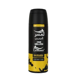 اسپری دئودورانت مردانه لمسر مدل One Million حجم 150 میلی‌لیتر