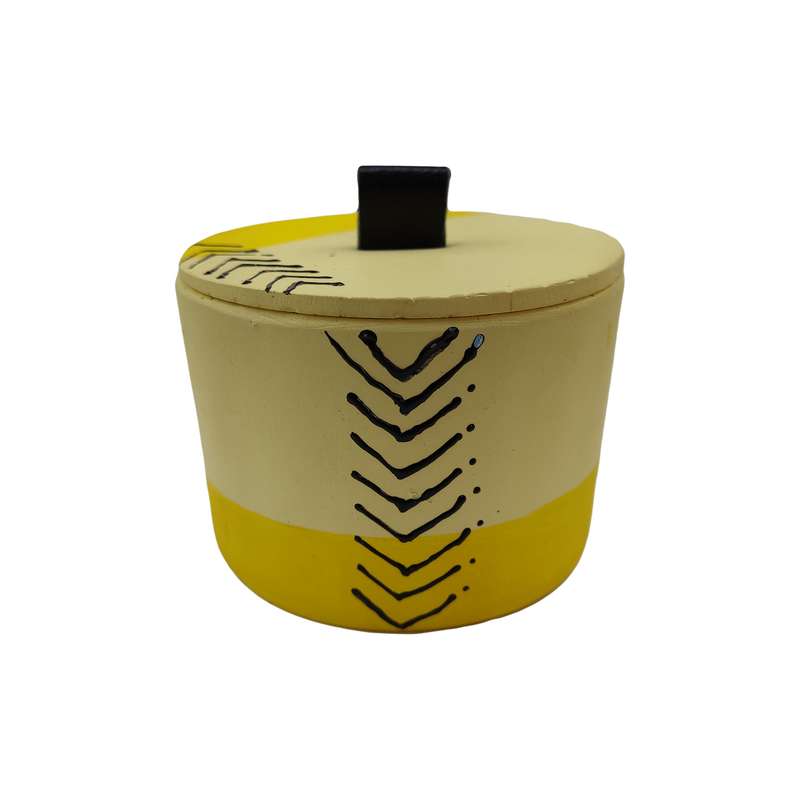 شمع دست ساز مدل لموریا 03