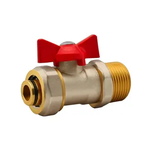 شیر کلکتوری مدل یکسر روپیچ کوپلی 3/4*25