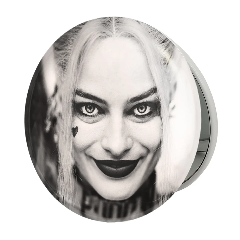 آینه جیبی خندالو طرح هارلی کویین مدل تاشو کد 2864 