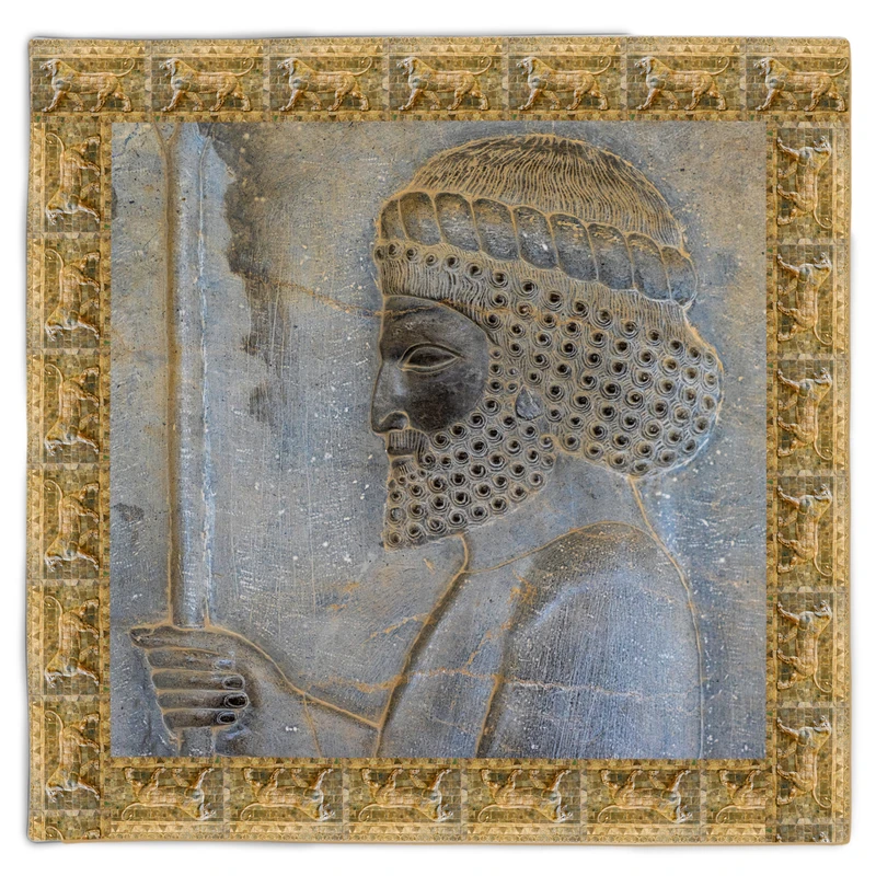 رومیزی طرح هخامنش کد 14085