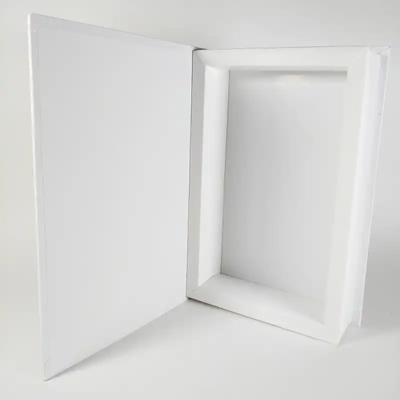 جعبه دکوری مدل کتاب دکوراتیو طرح whte کد 01