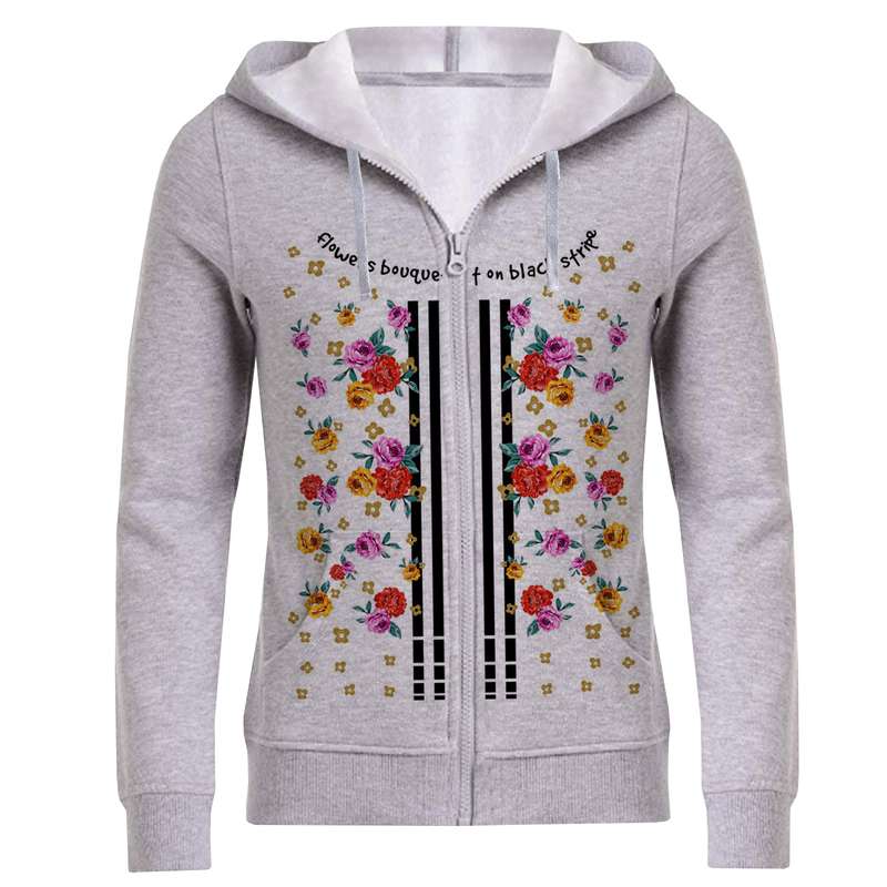 سویشرت زنانه مدل گل F124