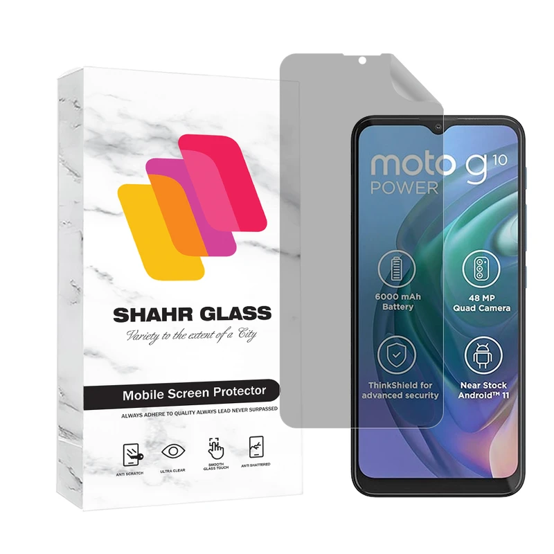        محافظ صفحه نمایش هیدروژل شهر گلس مدل NAPRIFRSH مناسب برای گوشی موبایل موتورولا Moto G10 Power
