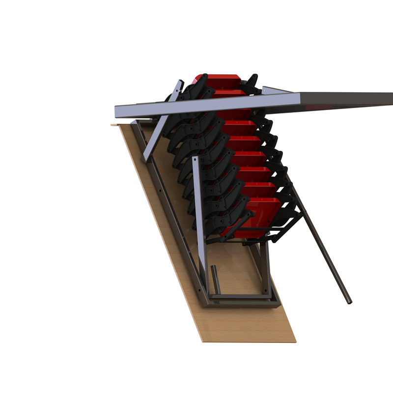 نردبان تاشو 9 پله مدل ایستاده کد 0066