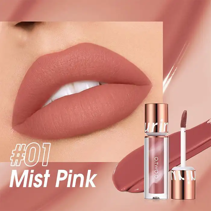 رژ لب مایع او تو او مدل اندورینگ شماره 01