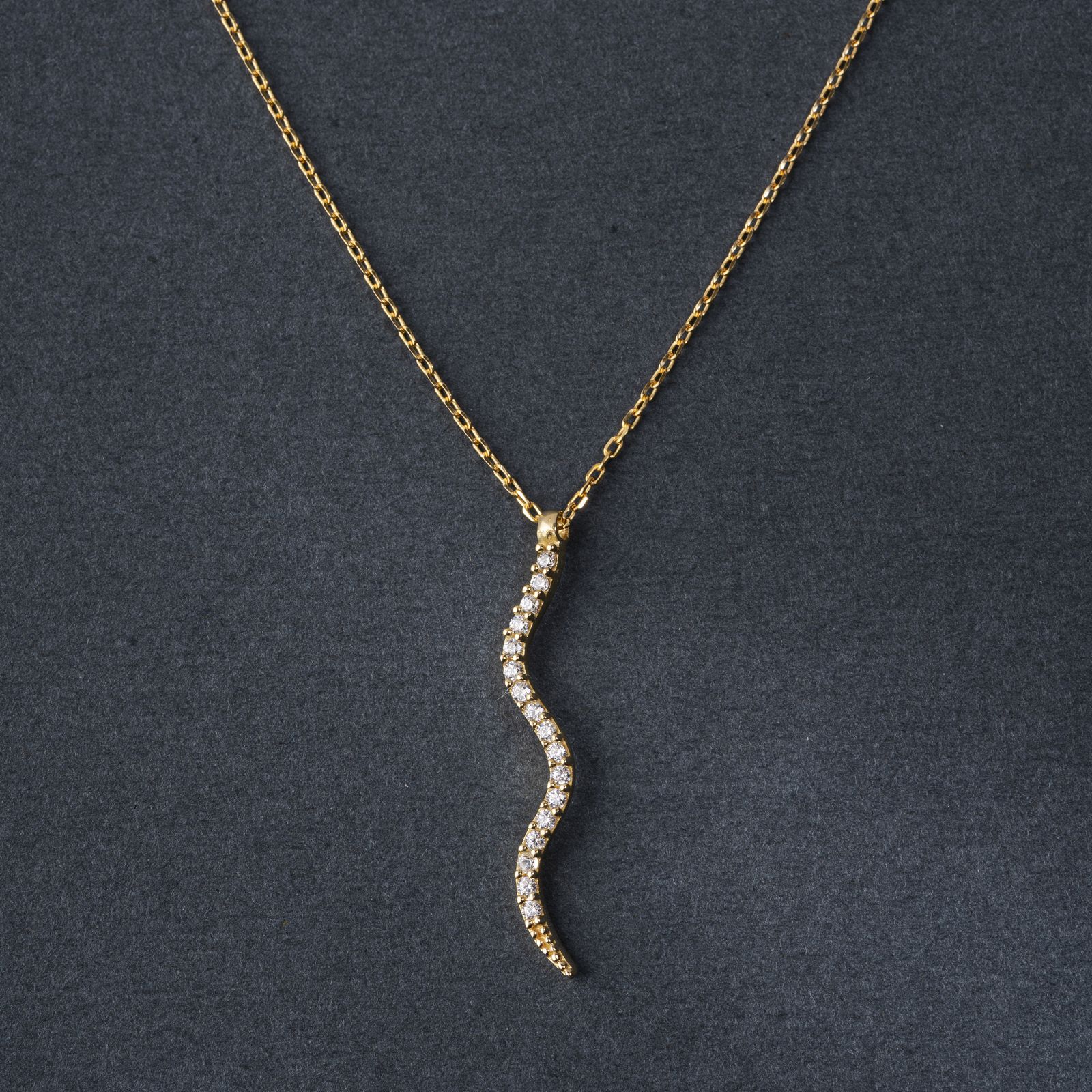گردنبند طلا 18 عیار زنانه جواهری سون مدل 3339 -  - 3