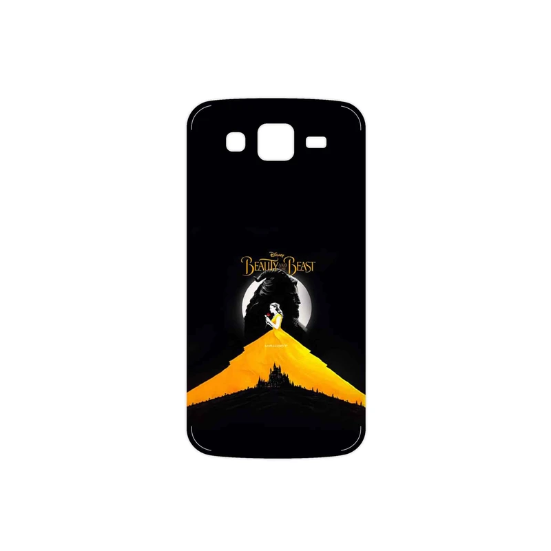 برچسب پوششی ماهوت مدل Beauty and the Beast مناسب برای گوشی موبایل سامسونگ Galaxy Grand 2
