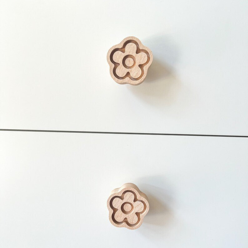 دستگیره کمد مدل کودک طرح گل کد WTL208 مجموعه 6 عددی دستگیره کمد مدل کودک طرح گل کد WTL208 مجموعه 6 عددی