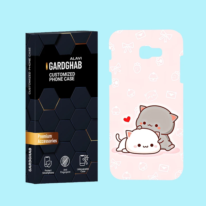 کاور گارد قاب علوی مدل عاشقانه مناسب برای گوشی موبایل سامسونگ Galaxy A7 2017 / A720