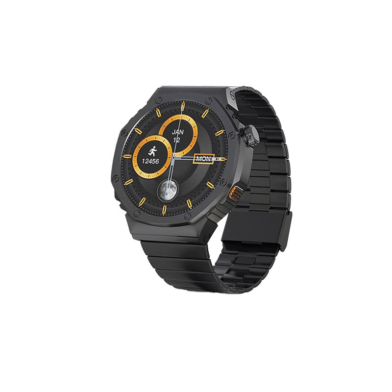 ساعت هوشمند هاینو تکو مدل BGH WIRELESS 41RW BEST 2008 دارای قابلیت های صفحه نمایش رنگی، صفحه نمایش لمسی، کنترل موسیقی (Music Player)، قابلیت مکالمه از طریق بلوتوث بند فلز