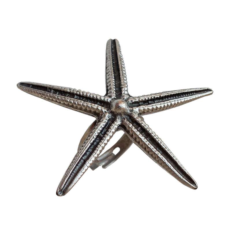 انگشتر زنانه مدل ستاره دریایی کد ST-D49