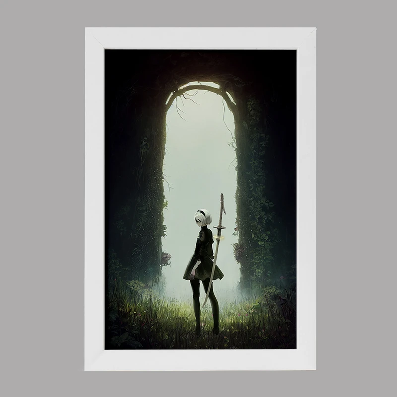 تابلو خندالو مدل بازی نیر اتوماتا (Nier Automata)  کد 31576