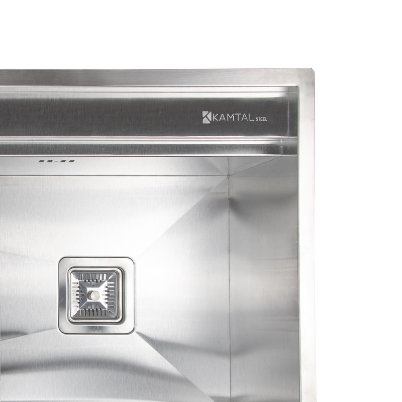 سینک ظرفشویی استیل توکار یک لگنه کمتال مدل A-90