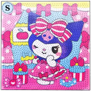 بازی آموزشی سمید مدل ساخت تابلو نقاشی الماسی طرح کرومی