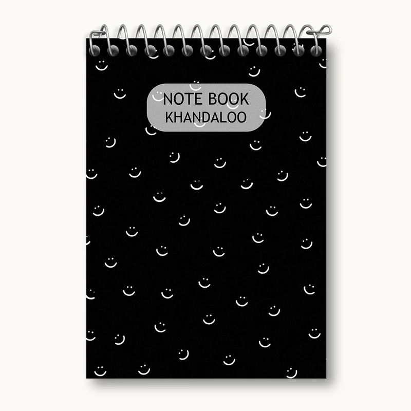 دفتر یادداشت 50 برگ خندالو طرح پترن لبخند کد N2740