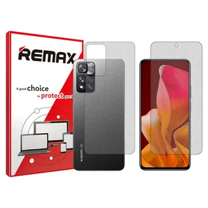 Remax brand shockproof Matte screen protector glass for Xiaomi Mi 11i along with the back protector