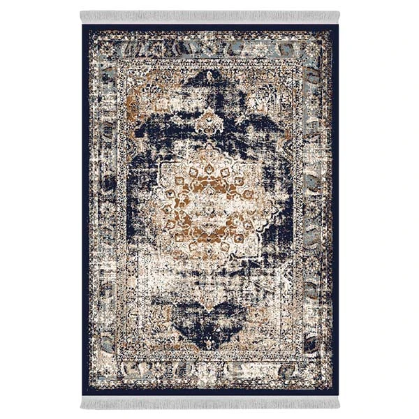 فرش پارچه‌ای دفه مدل فرشینه طرح مدرن کد 398