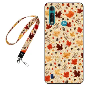 Megafone Fall 0017 Cover For Motorola Moto G8 Power Lite Mobile Neckband